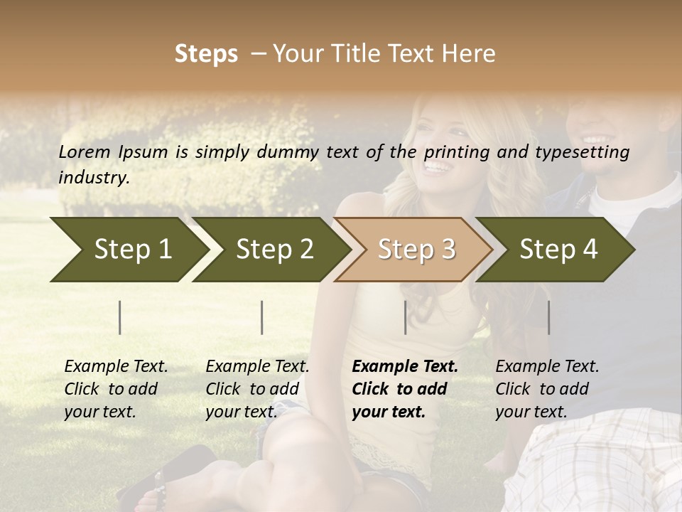 Fresh Break Cup PowerPoint Template