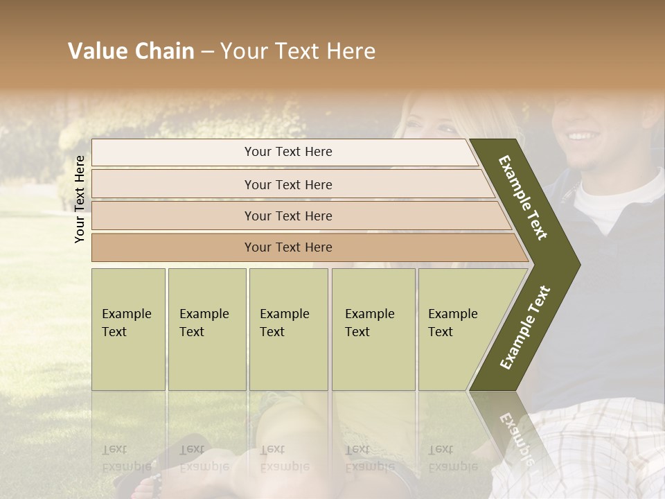 Fresh Break Cup PowerPoint Template