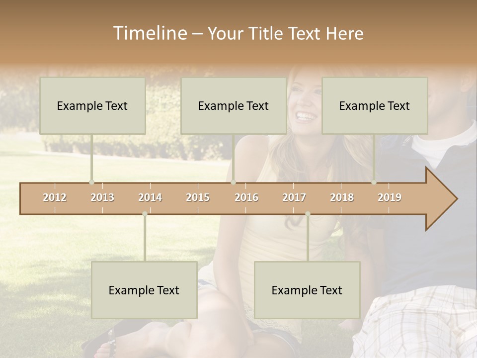 Fresh Break Cup PowerPoint Template