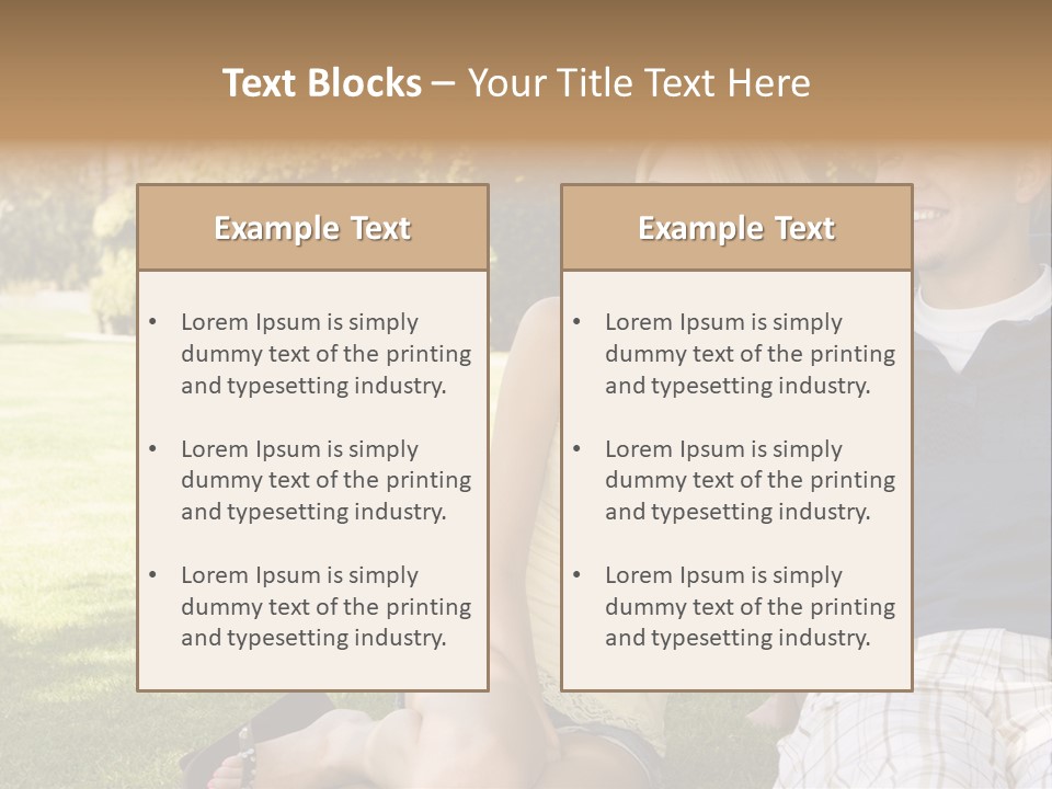 Fresh Break Cup PowerPoint Template