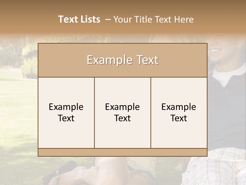 Fresh Break Cup PowerPoint Template