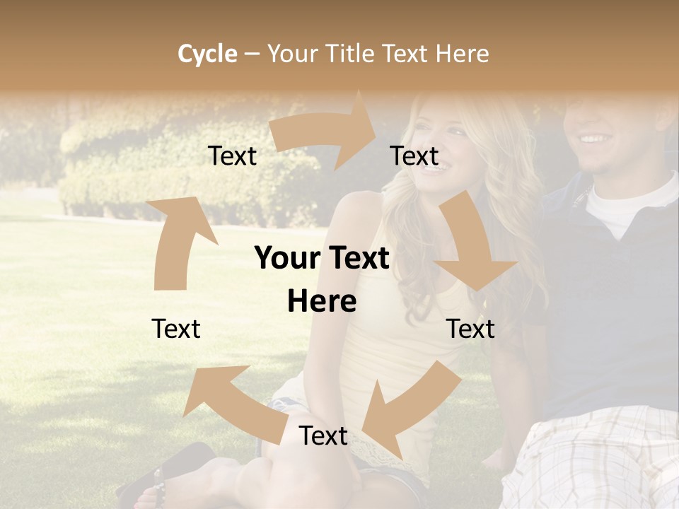 Fresh Break Cup PowerPoint Template