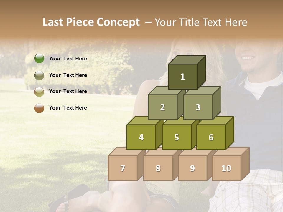 Fresh Break Cup PowerPoint Template