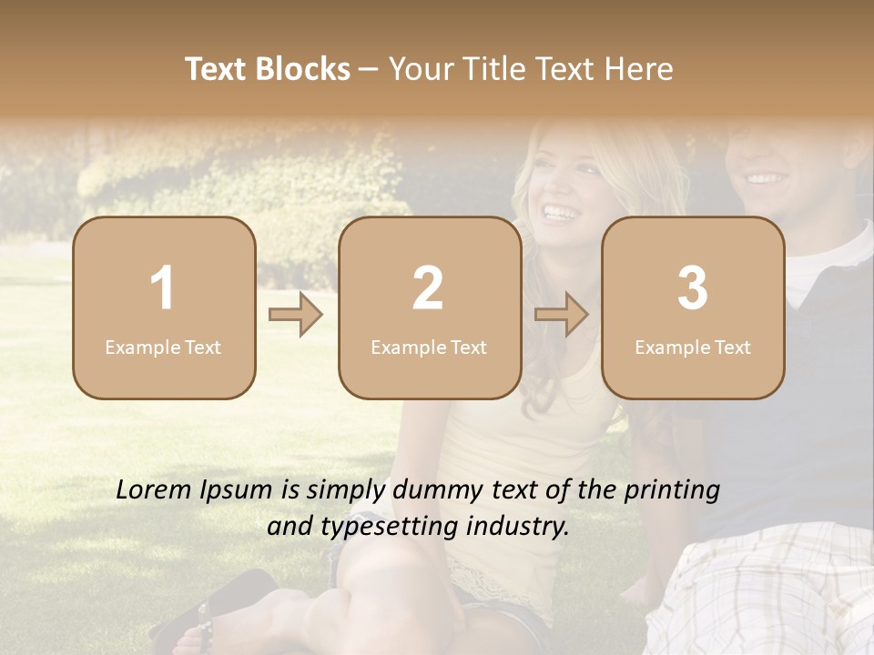 Fresh Break Cup PowerPoint Template