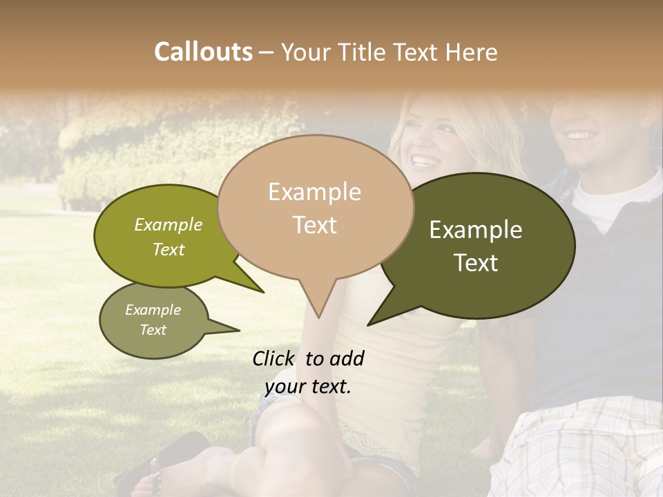 Fresh Break Cup PowerPoint Template