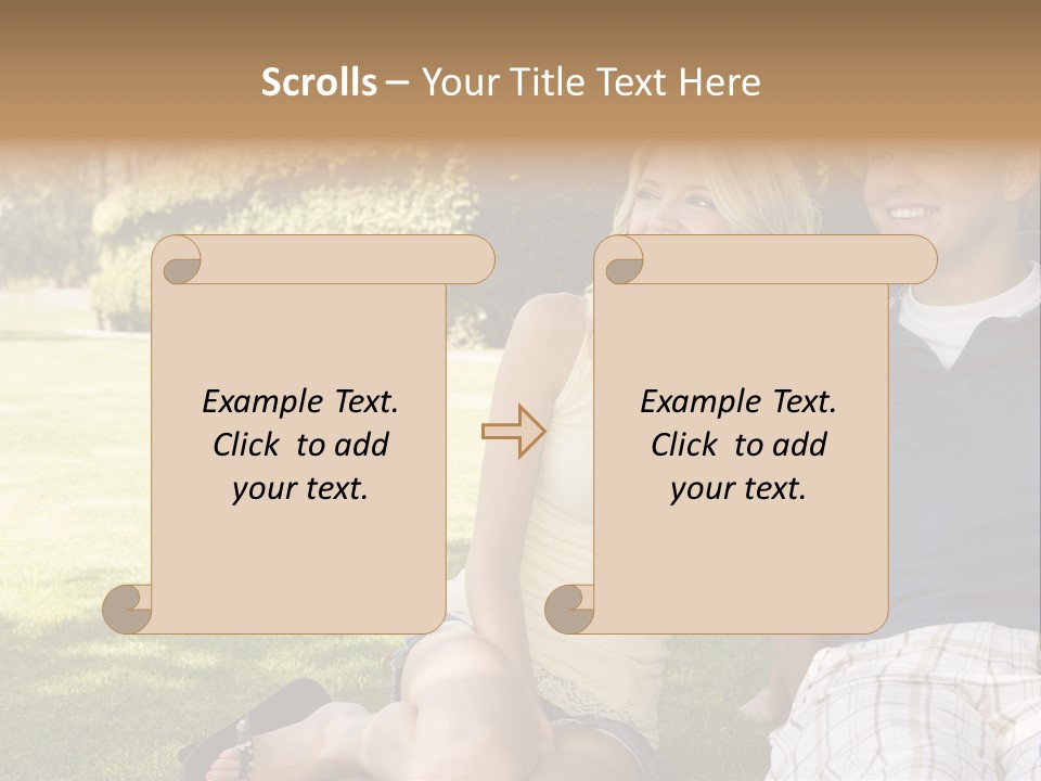 Fresh Break Cup PowerPoint Template