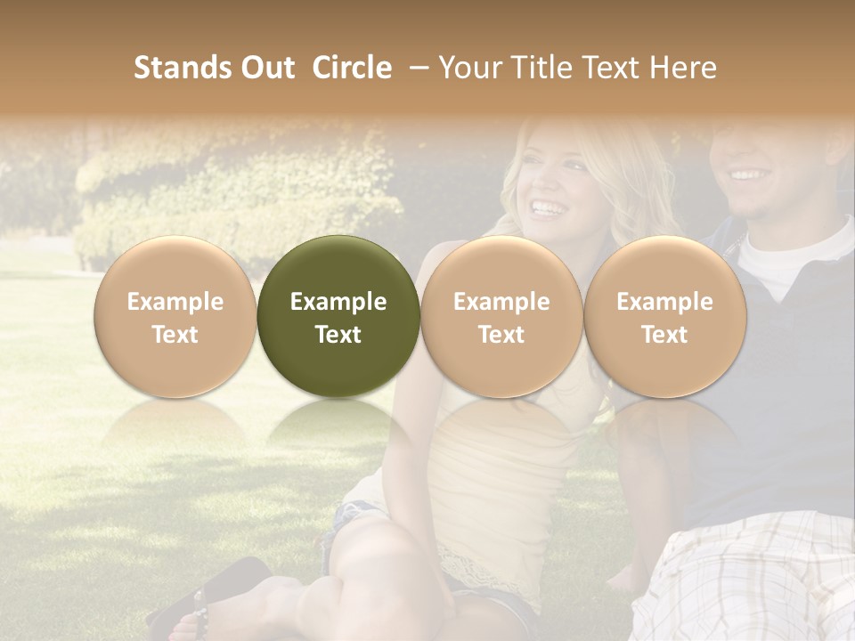 Fresh Break Cup PowerPoint Template