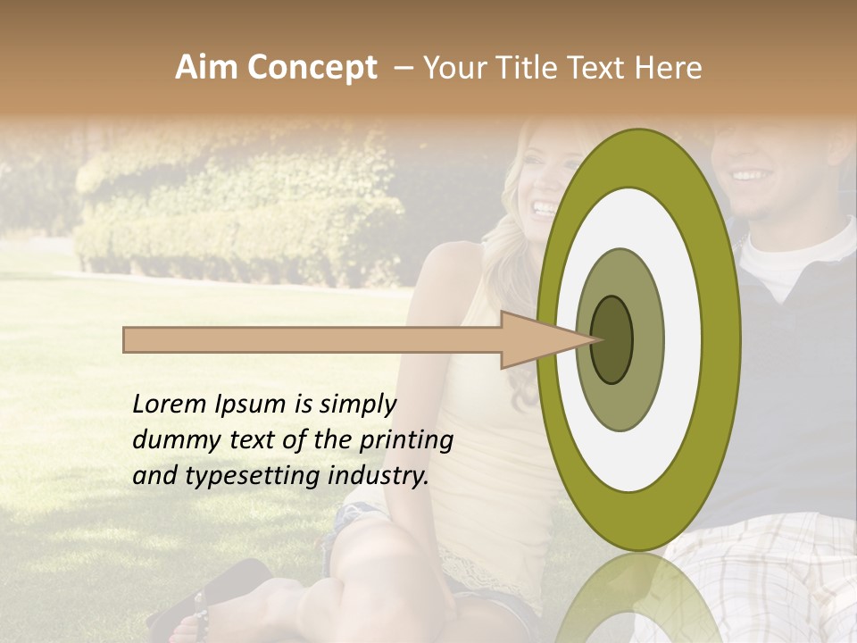 Fresh Break Cup PowerPoint Template