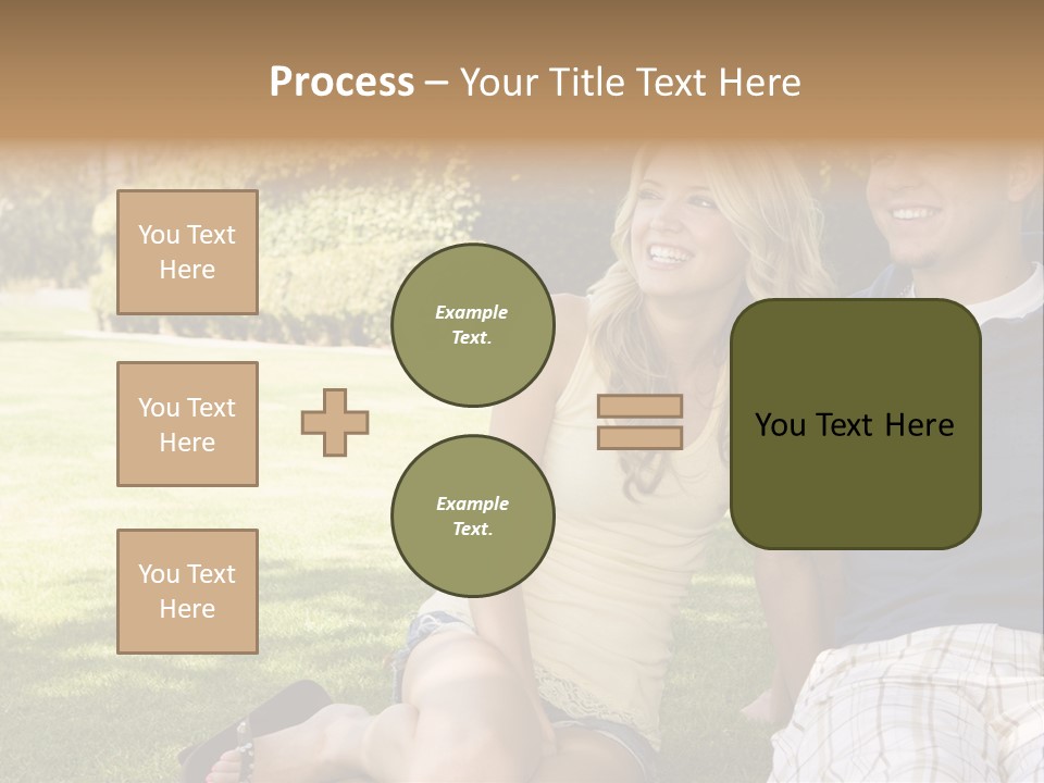Fresh Break Cup PowerPoint Template