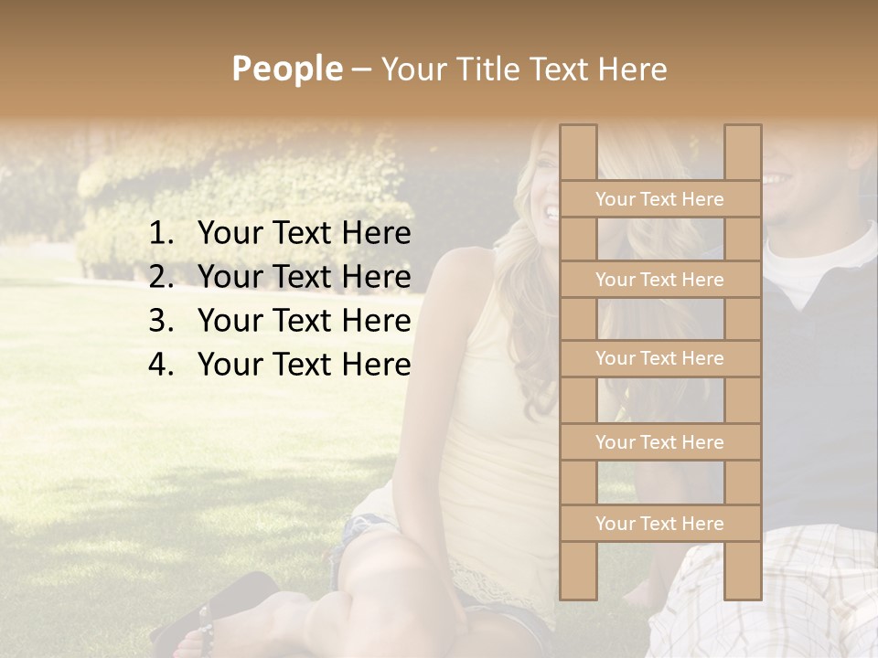 Fresh Break Cup PowerPoint Template