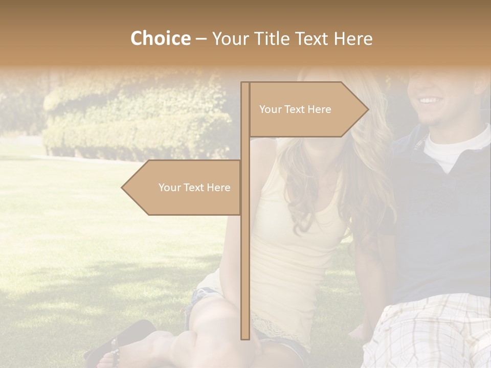 Fresh Break Cup PowerPoint Template