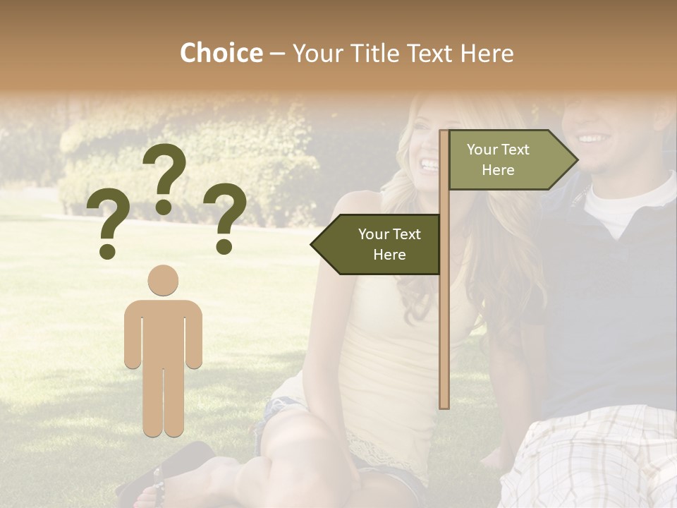 Fresh Break Cup PowerPoint Template