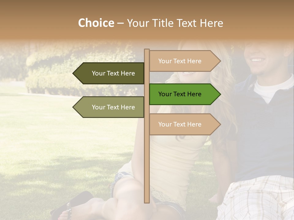 Fresh Break Cup PowerPoint Template
