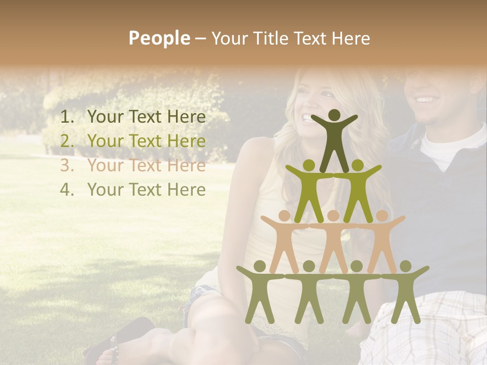 Fresh Break Cup PowerPoint Template