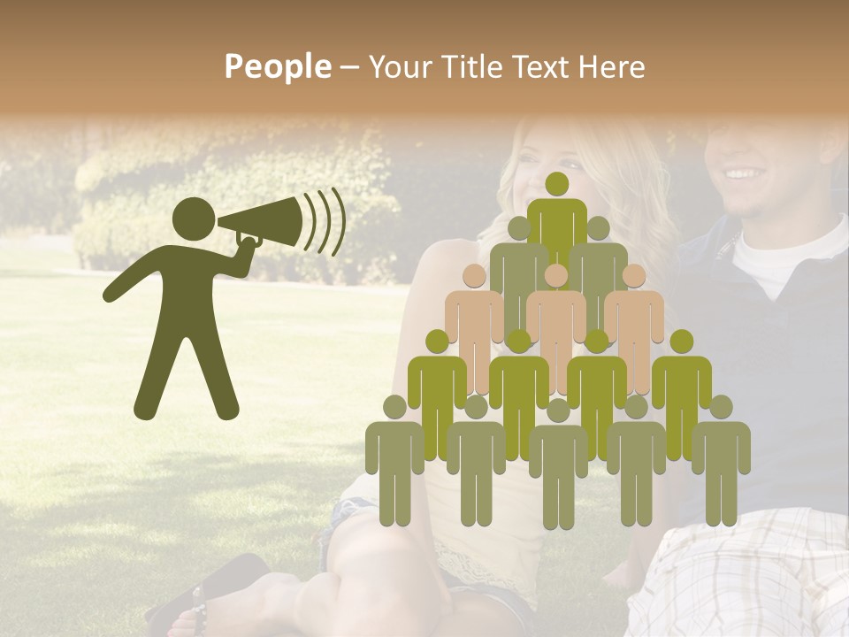 Fresh Break Cup PowerPoint Template