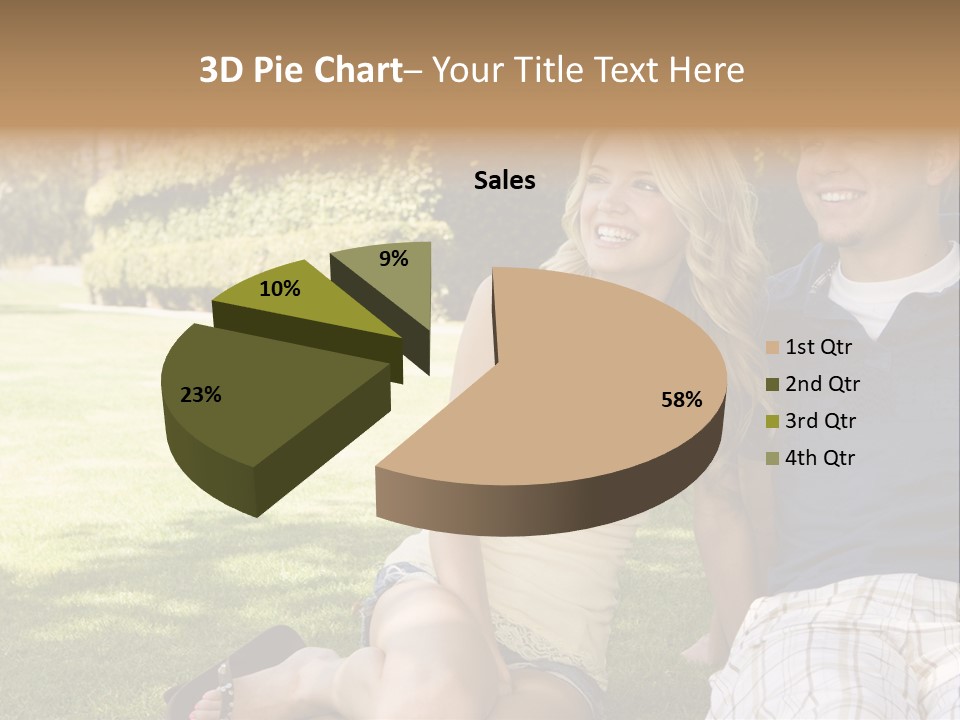 Fresh Break Cup PowerPoint Template