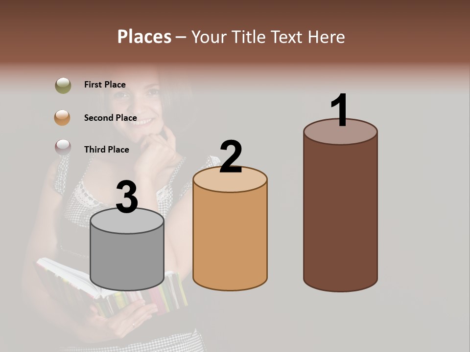 Human Female School PowerPoint Template