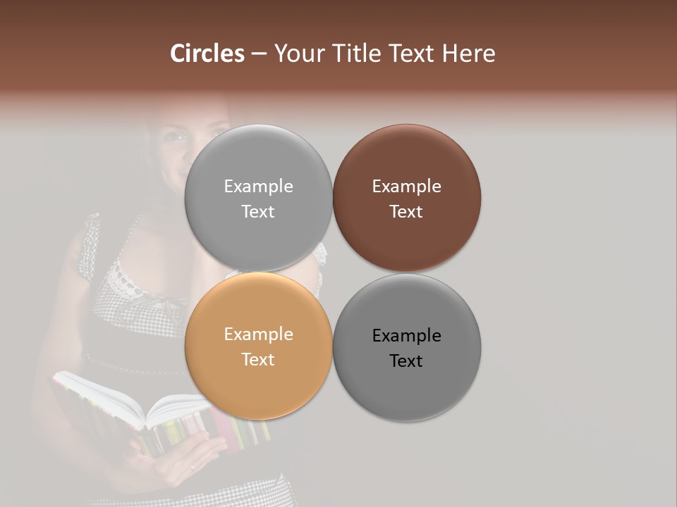 Human Female School PowerPoint Template