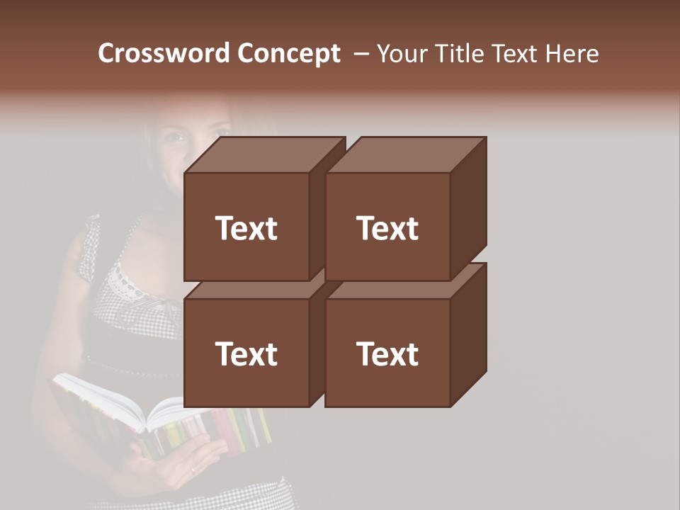 Human Female School PowerPoint Template