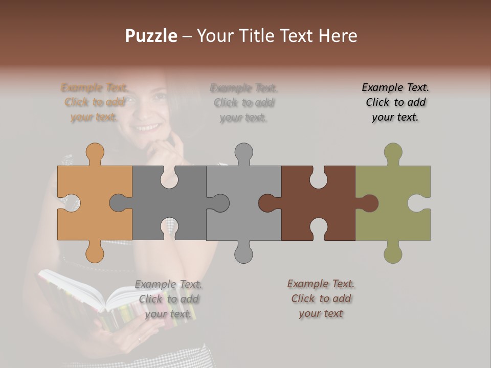 Human Female School PowerPoint Template