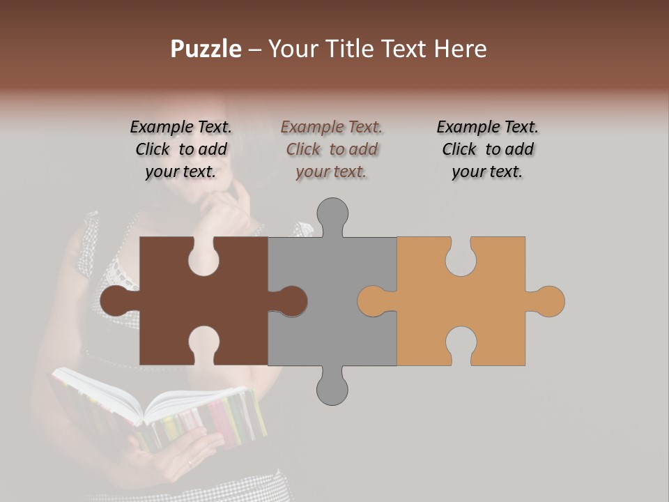 Human Female School PowerPoint Template