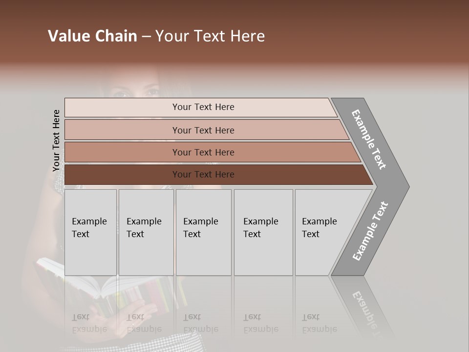 Human Female School PowerPoint Template