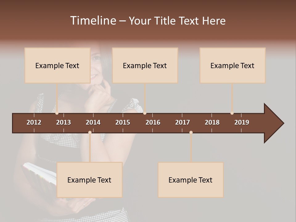 Human Female School PowerPoint Template