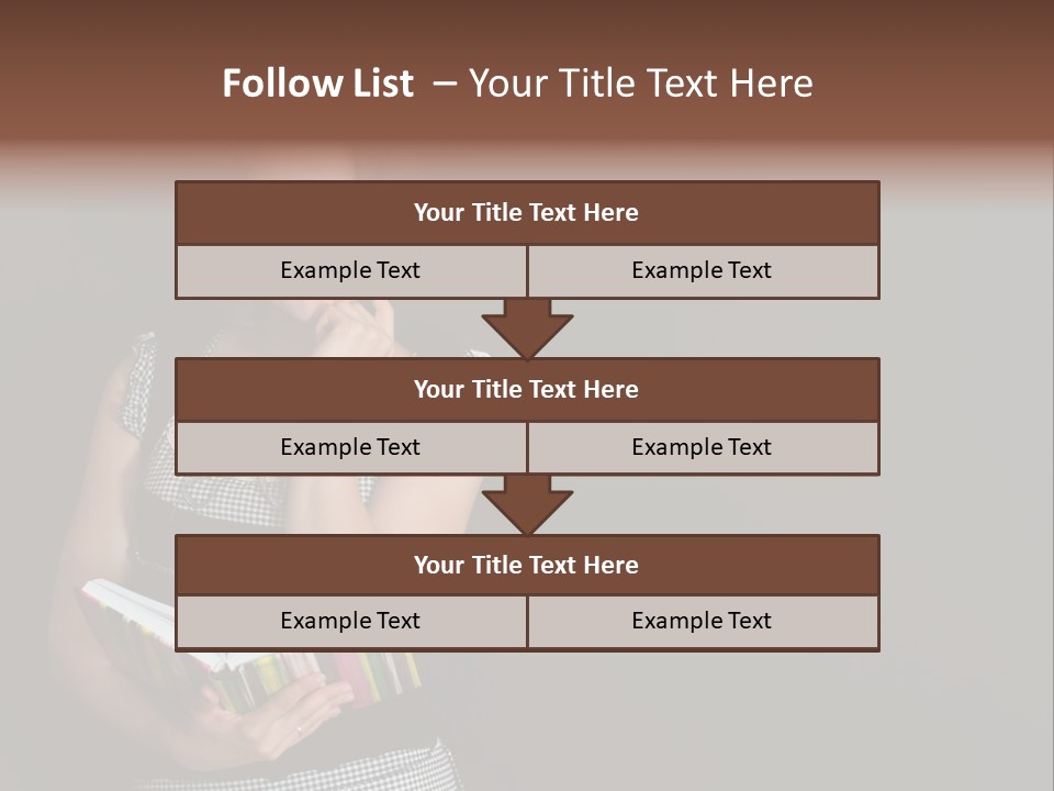 Human Female School PowerPoint Template
