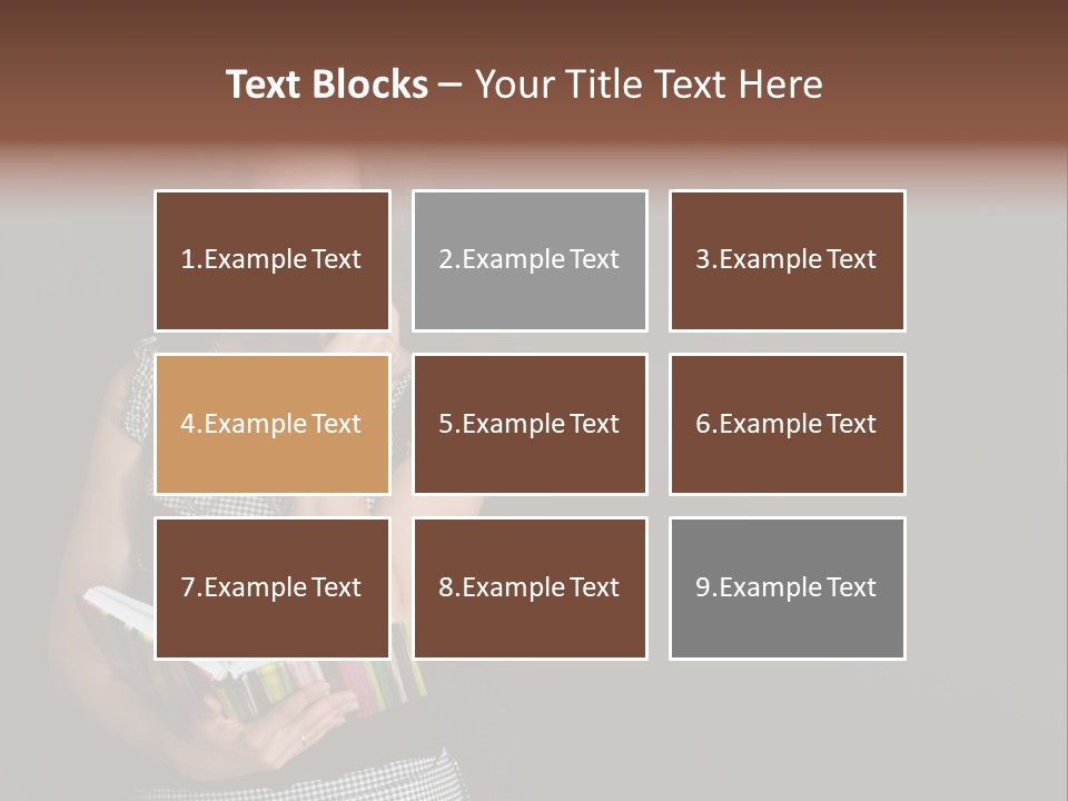 Human Female School PowerPoint Template