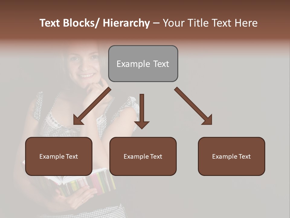 Human Female School PowerPoint Template