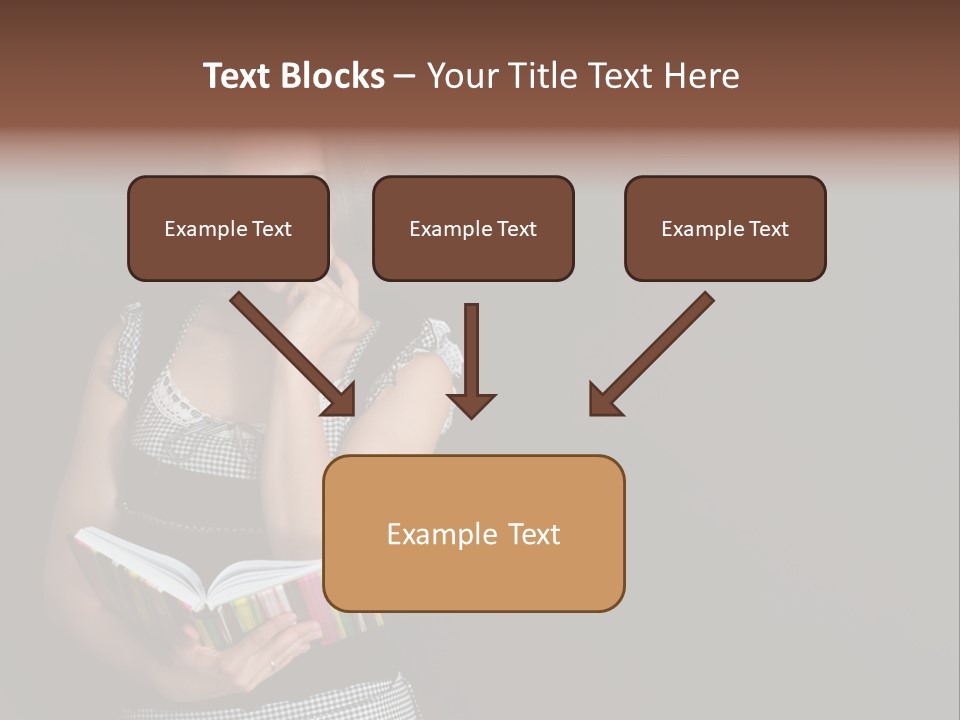 Human Female School PowerPoint Template