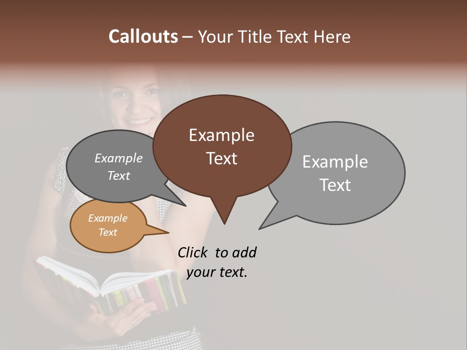 Human Female School PowerPoint Template