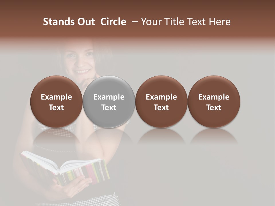 Human Female School PowerPoint Template