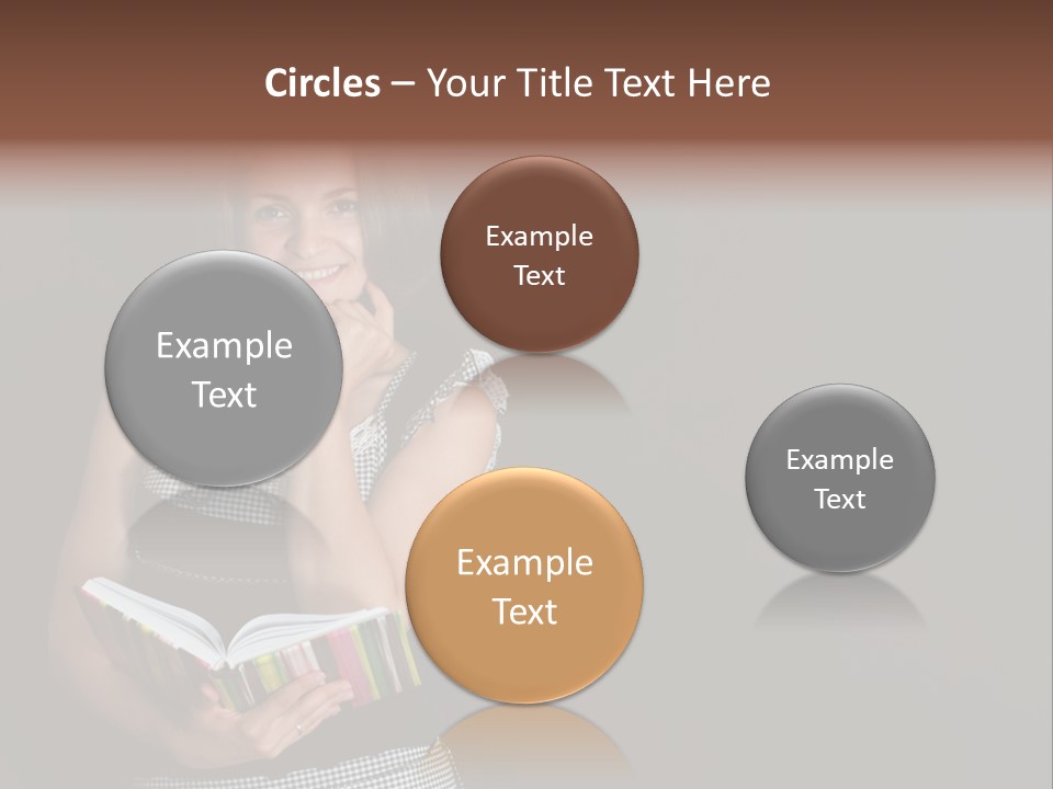 Human Female School PowerPoint Template