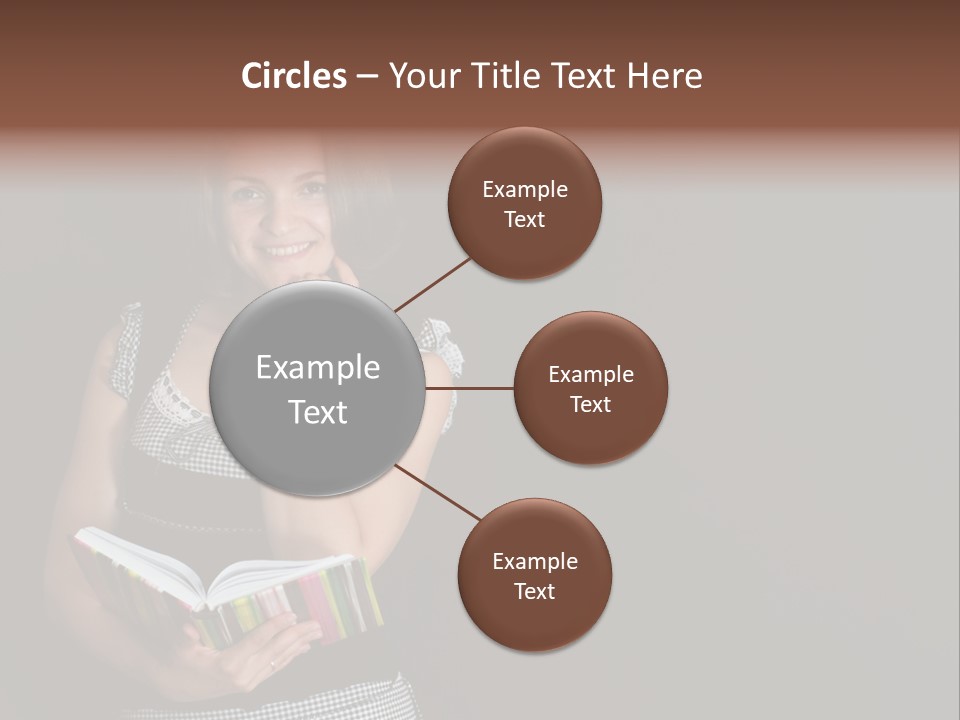 Human Female School PowerPoint Template