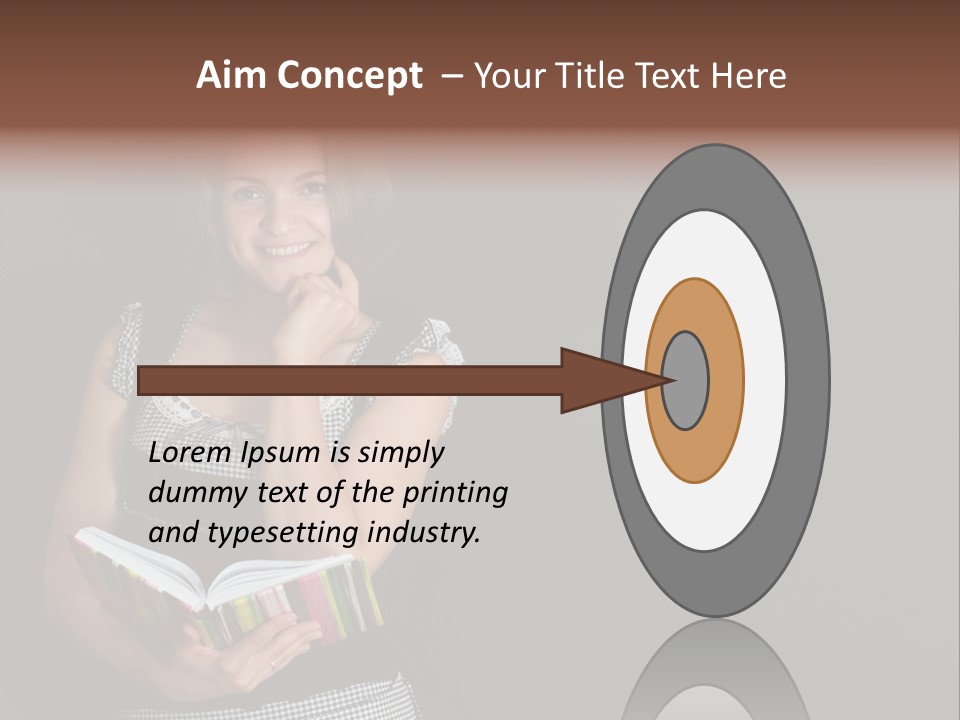 Human Female School PowerPoint Template