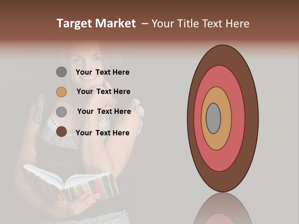 Human Female School PowerPoint Template