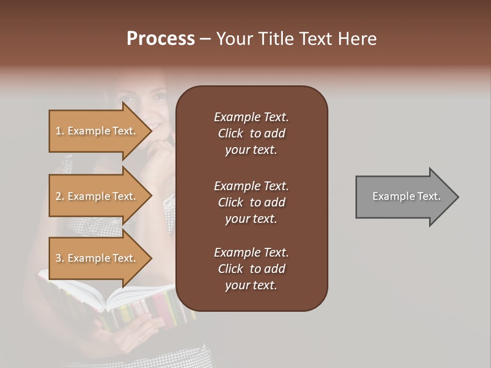 Human Female School PowerPoint Template