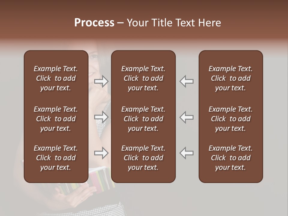 Human Female School PowerPoint Template