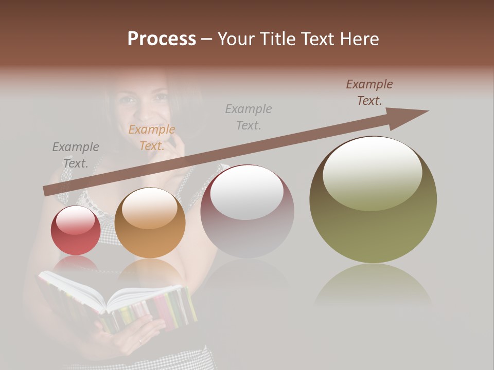 Human Female School PowerPoint Template