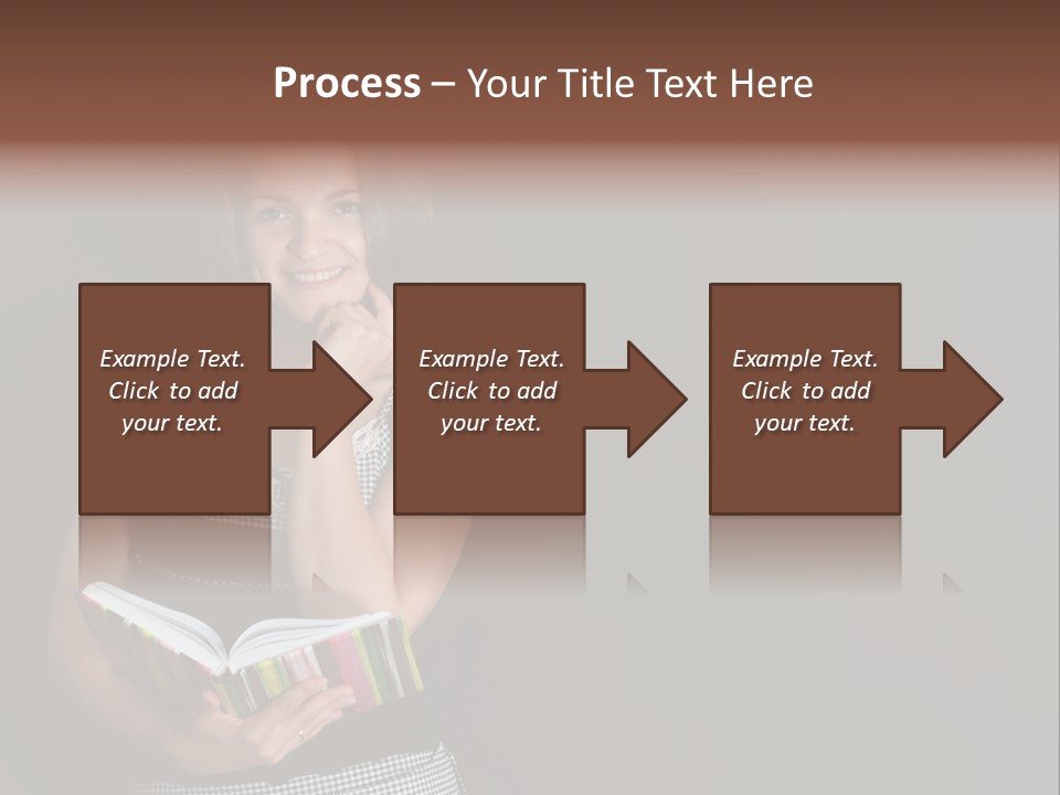 Human Female School PowerPoint Template