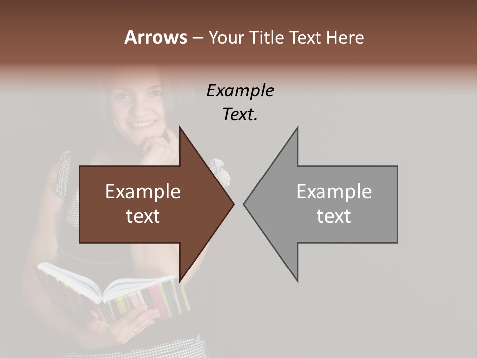 Human Female School PowerPoint Template