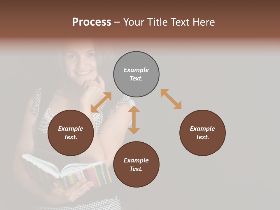 Human Female School PowerPoint Template