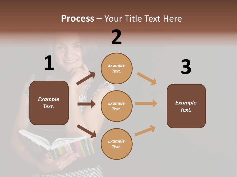 Human Female School PowerPoint Template