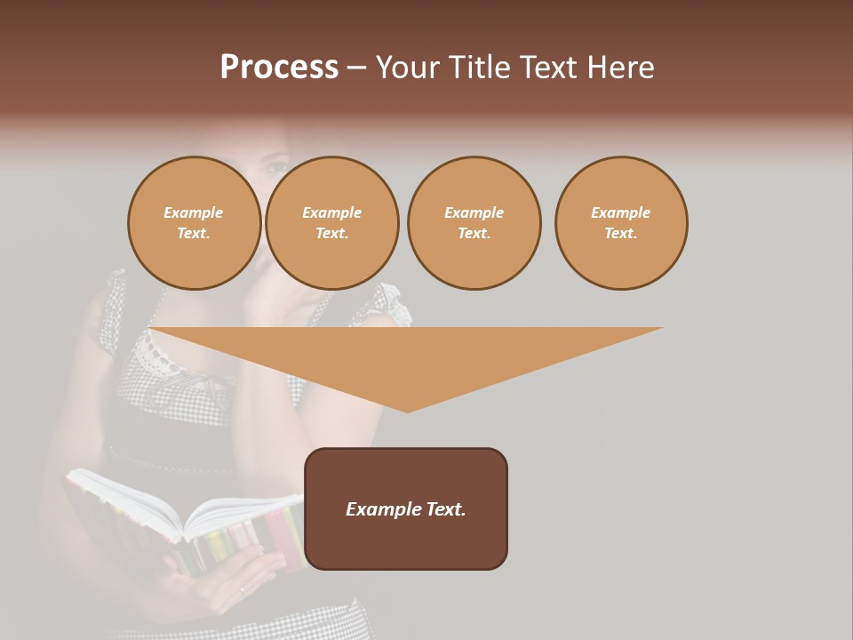 Human Female School PowerPoint Template