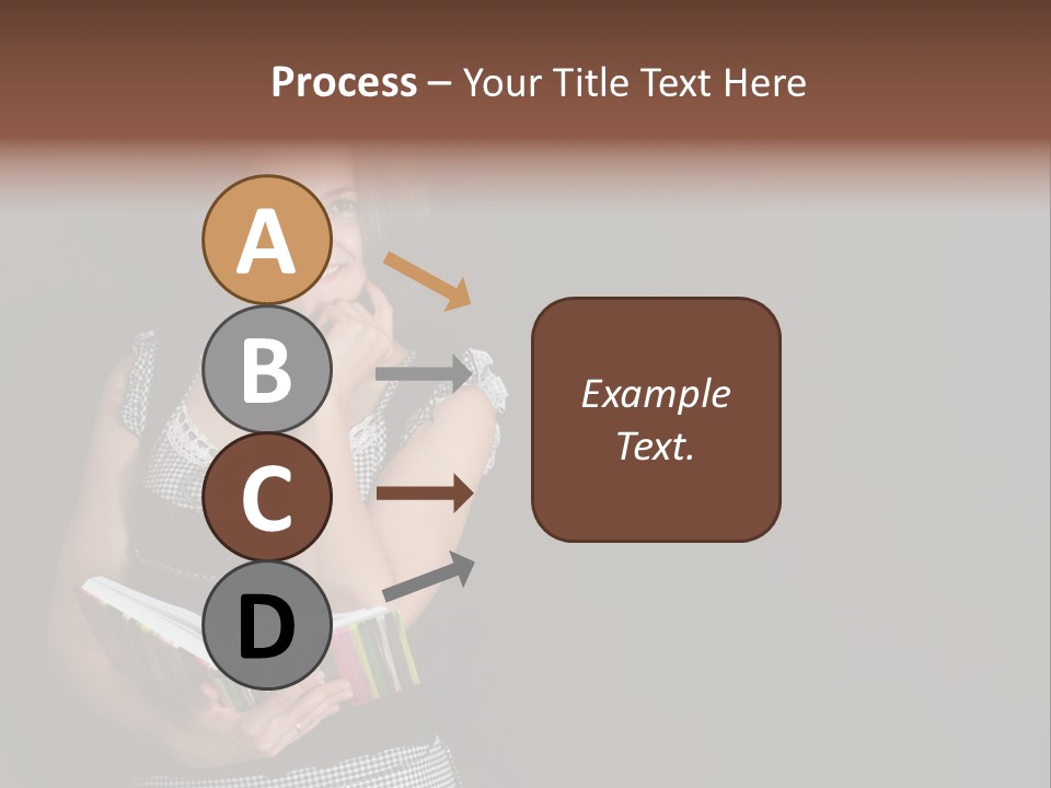 Human Female School PowerPoint Template