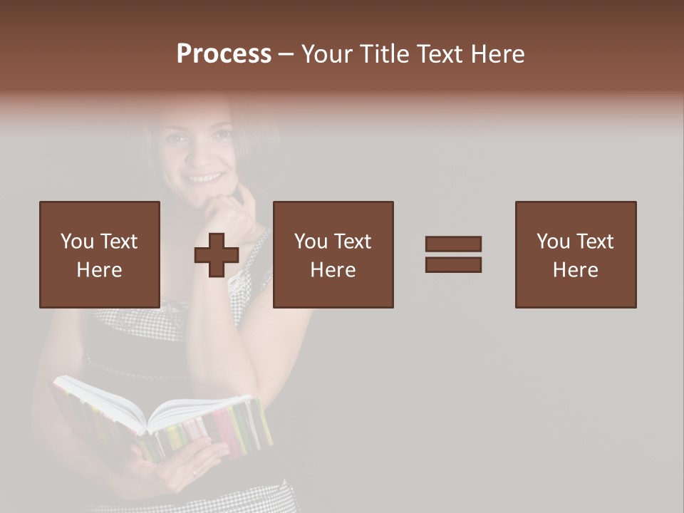 Human Female School PowerPoint Template