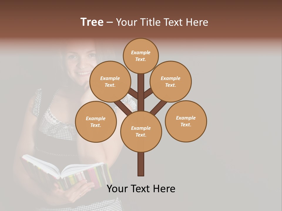 Human Female School PowerPoint Template