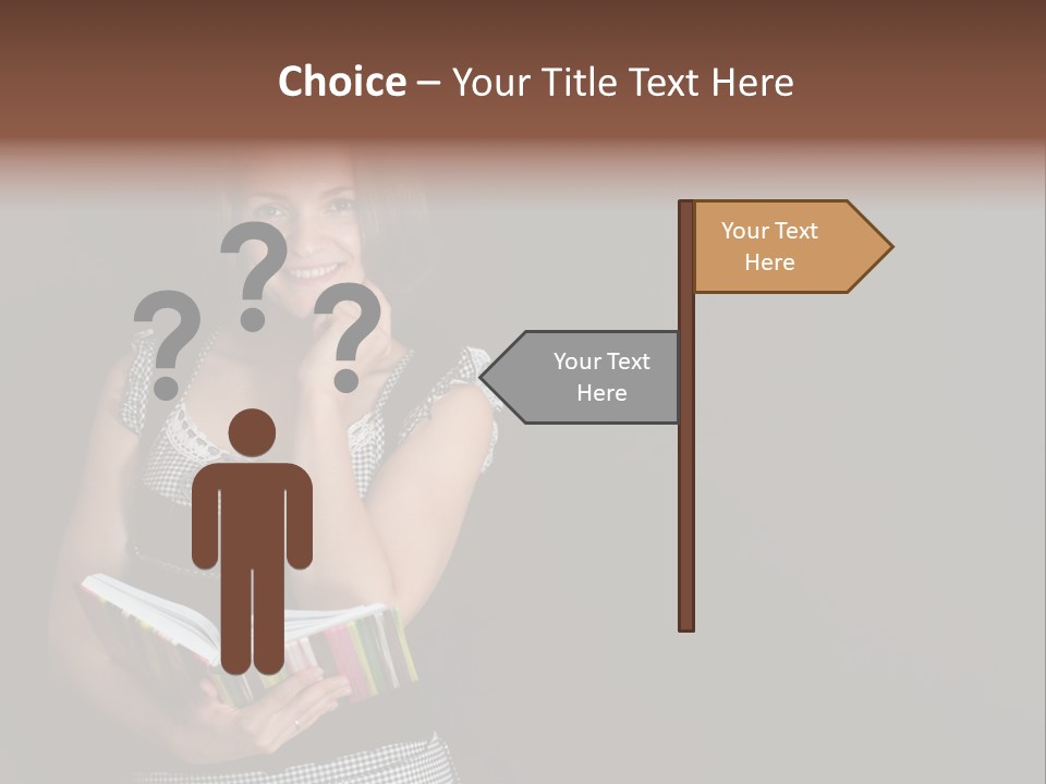 Human Female School PowerPoint Template