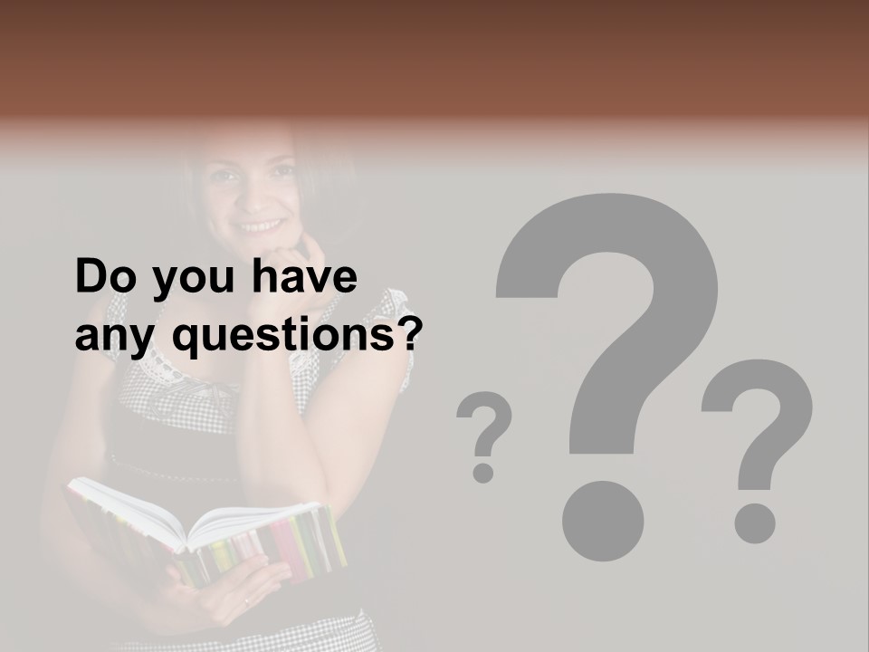 Human Female School PowerPoint Template